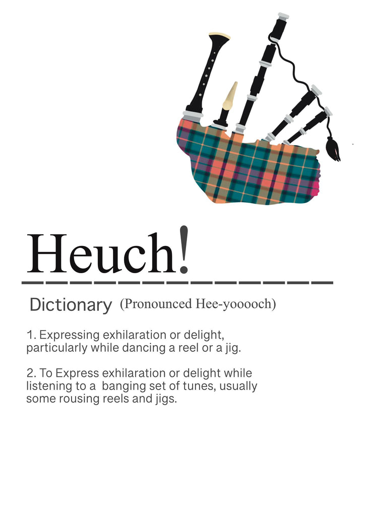 HEUCH! Definition Card The Bagpipe Shop