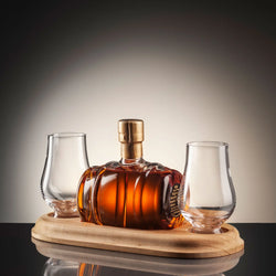Mini Whisky Barrel Refillable Decanter & Whisky Glasses 200m