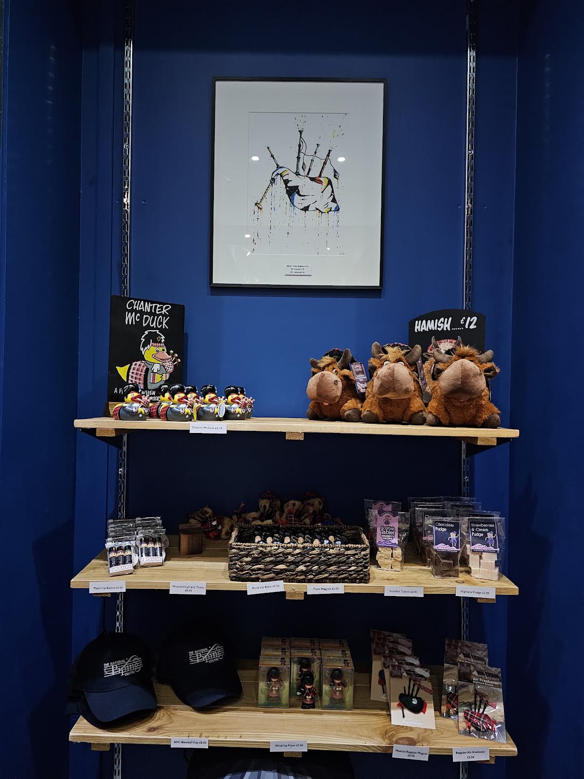 Splash effect Coloured Bagpipe Print