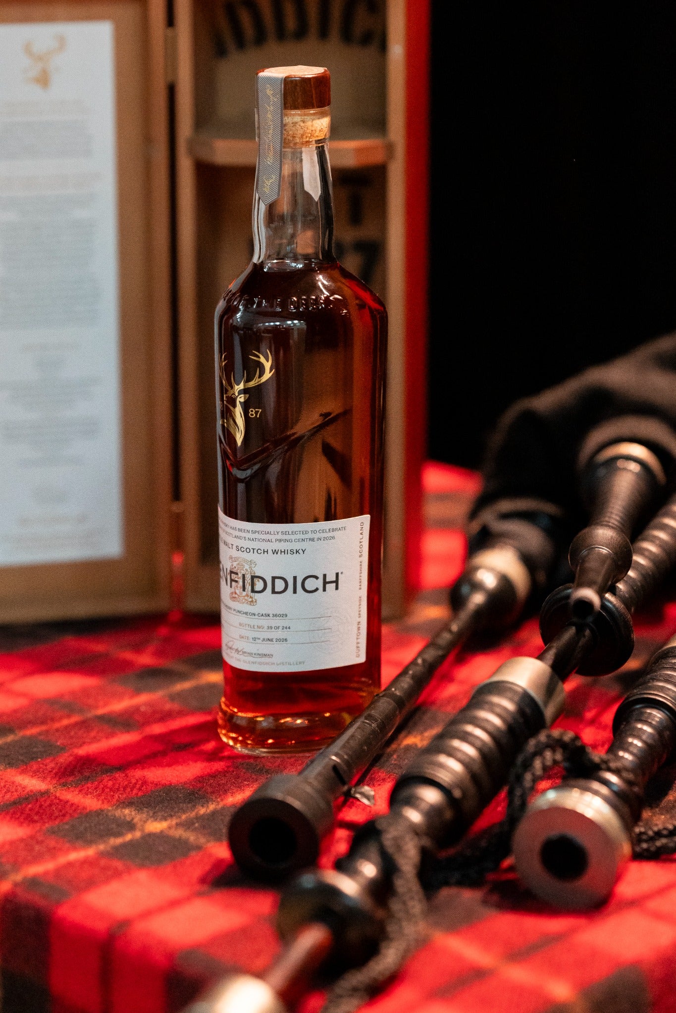 Glenfiddich 15 Year Old Single Cask – National Piping Centre 30th Anniversary