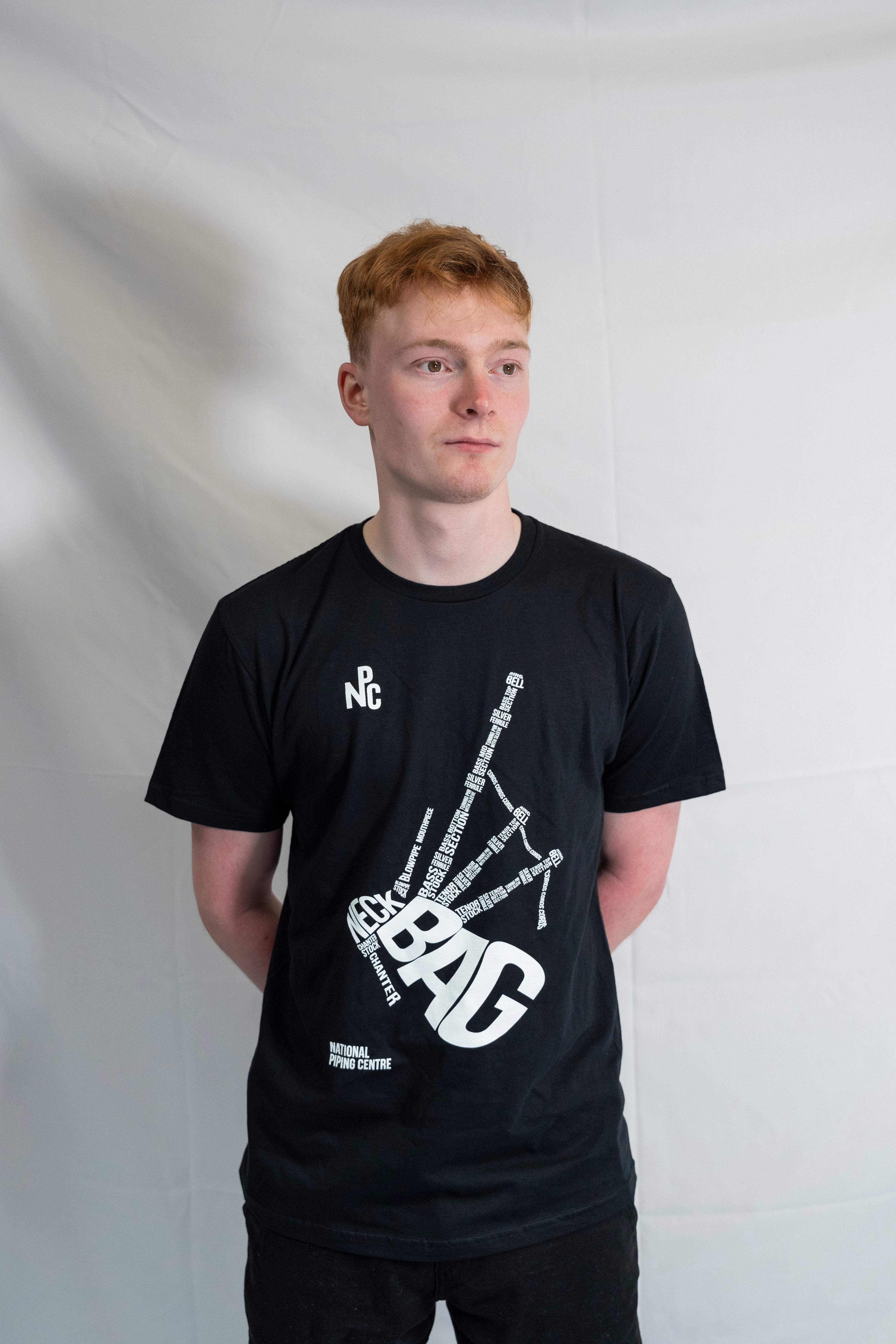 NPC Black Bagpipe T-shirt