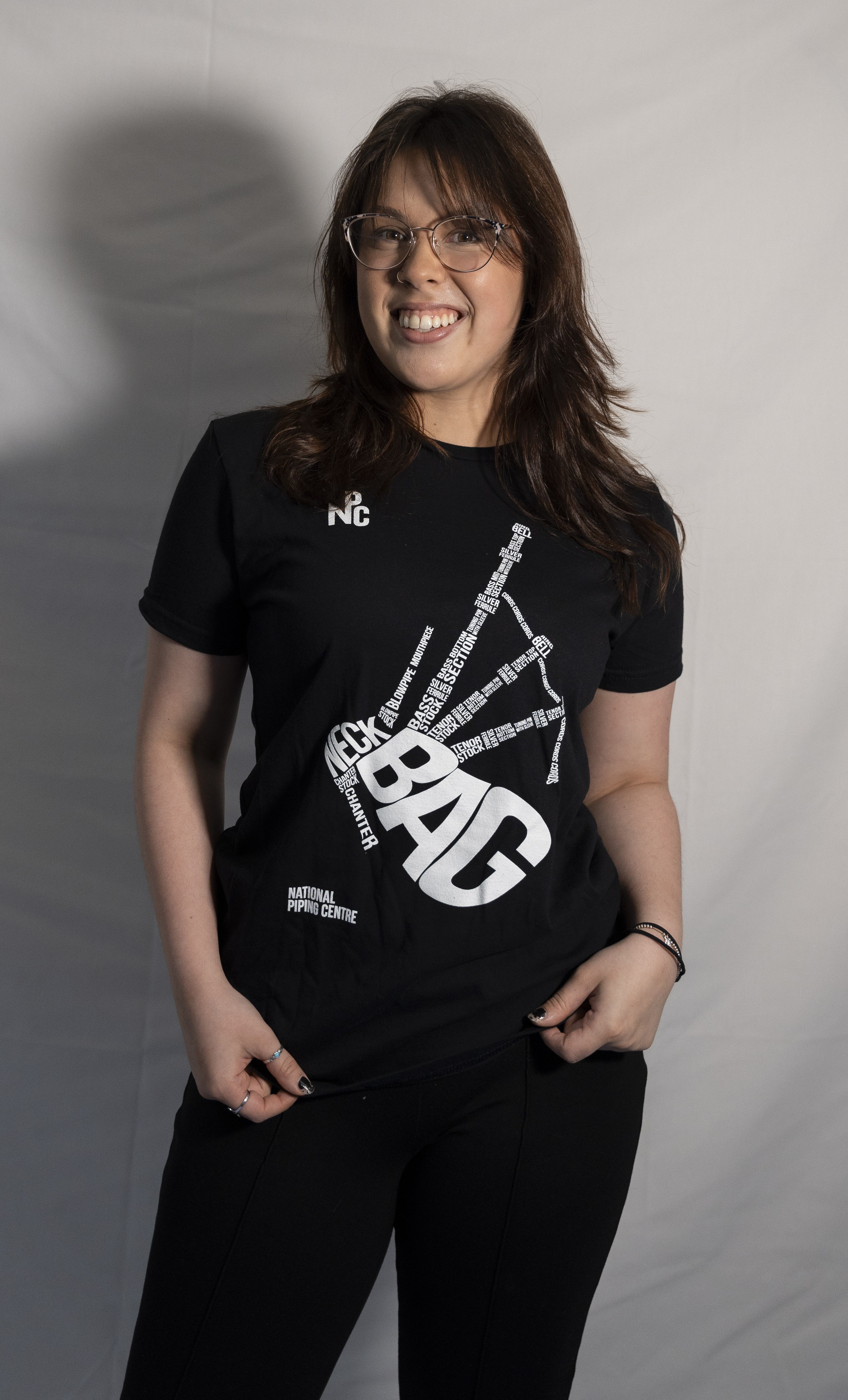 NPC Black Bagpipe T-shirt