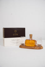 Mini Whisky Barrel Refillable Decanter & Whisky Glasses 200m