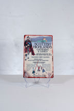 Scottish Highland Gathering & Games Metal Sign