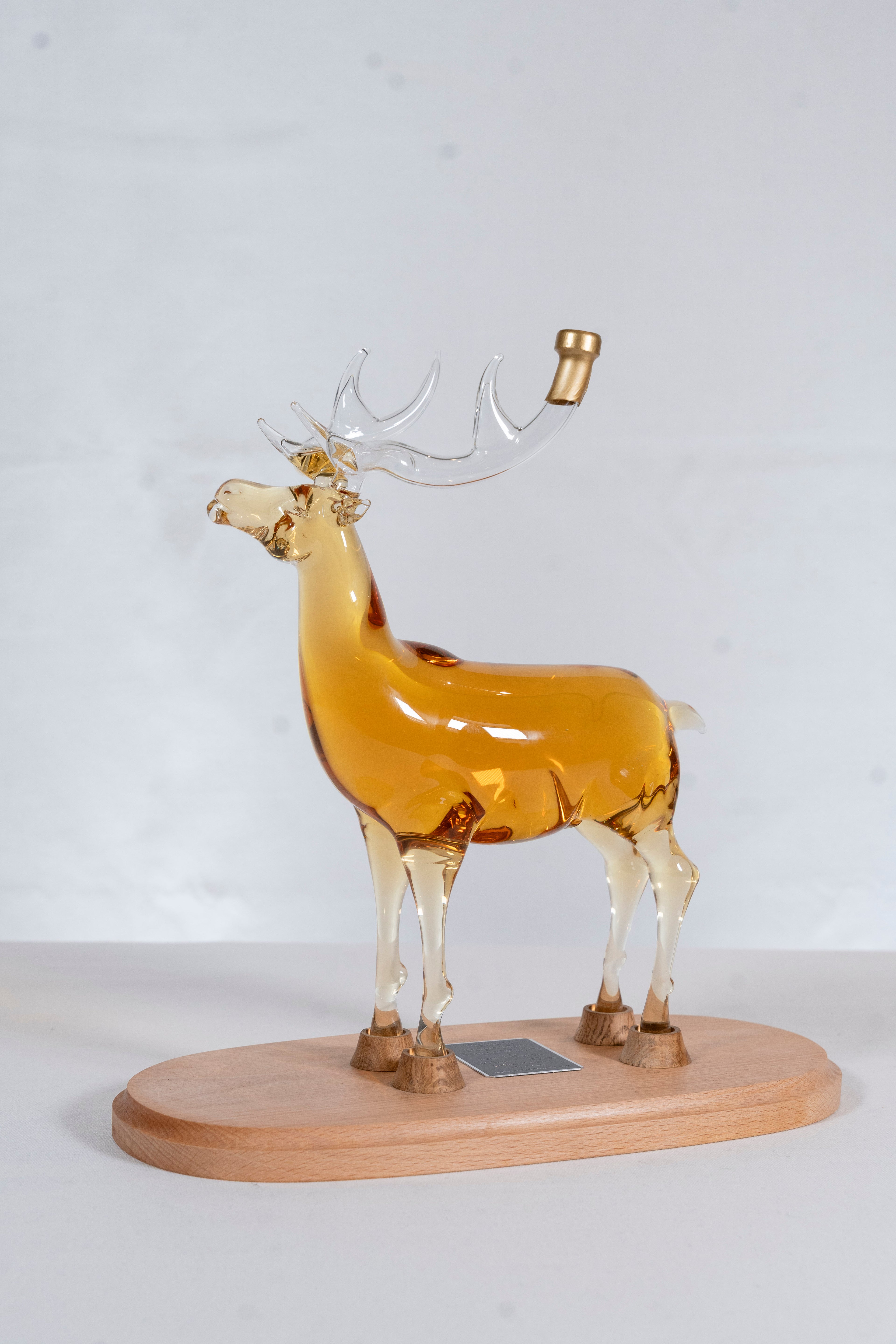 Scottish Stag Glass Whisky Decanter 500ml