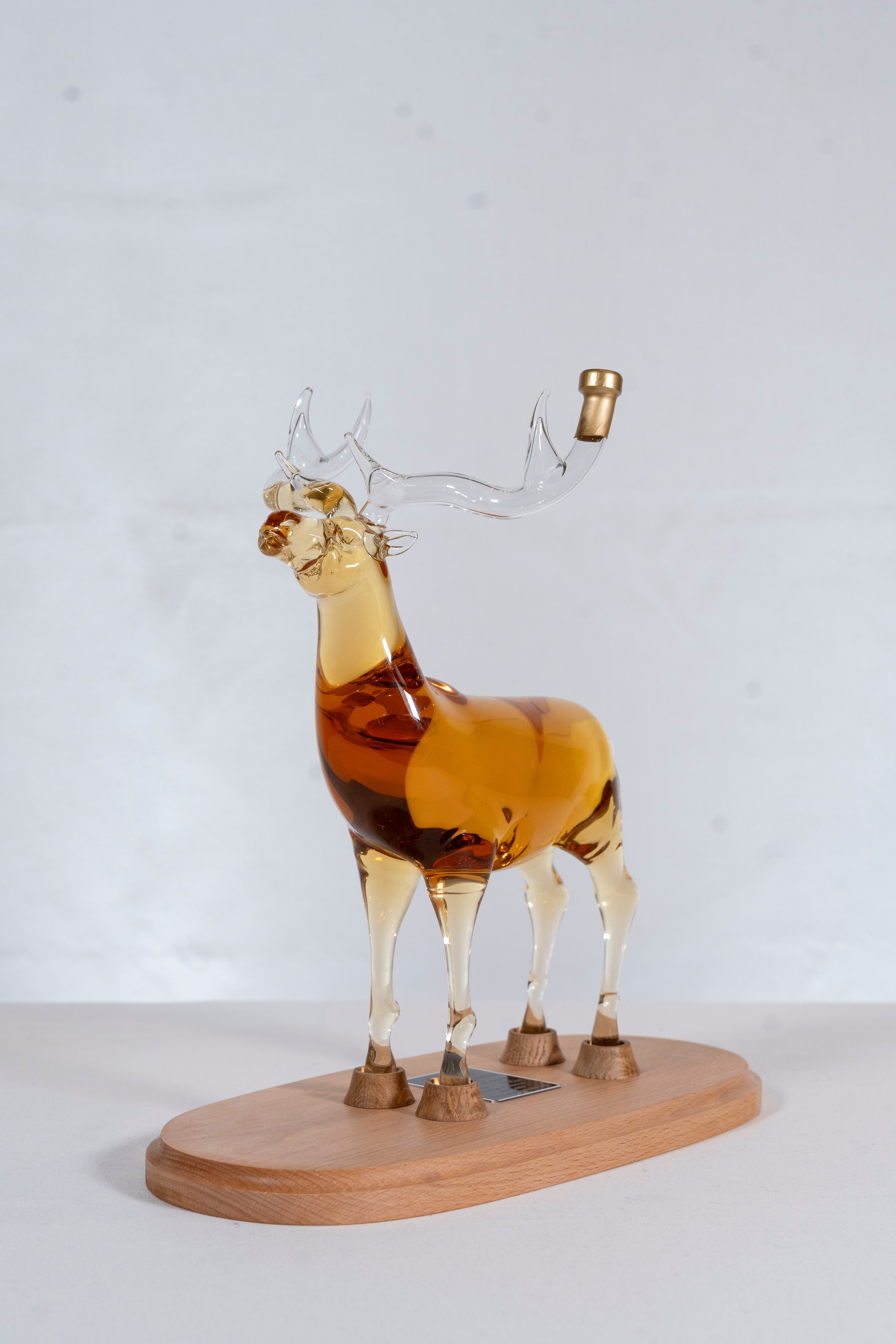 Scottish Stag Glass Whisky Decanter 500ml