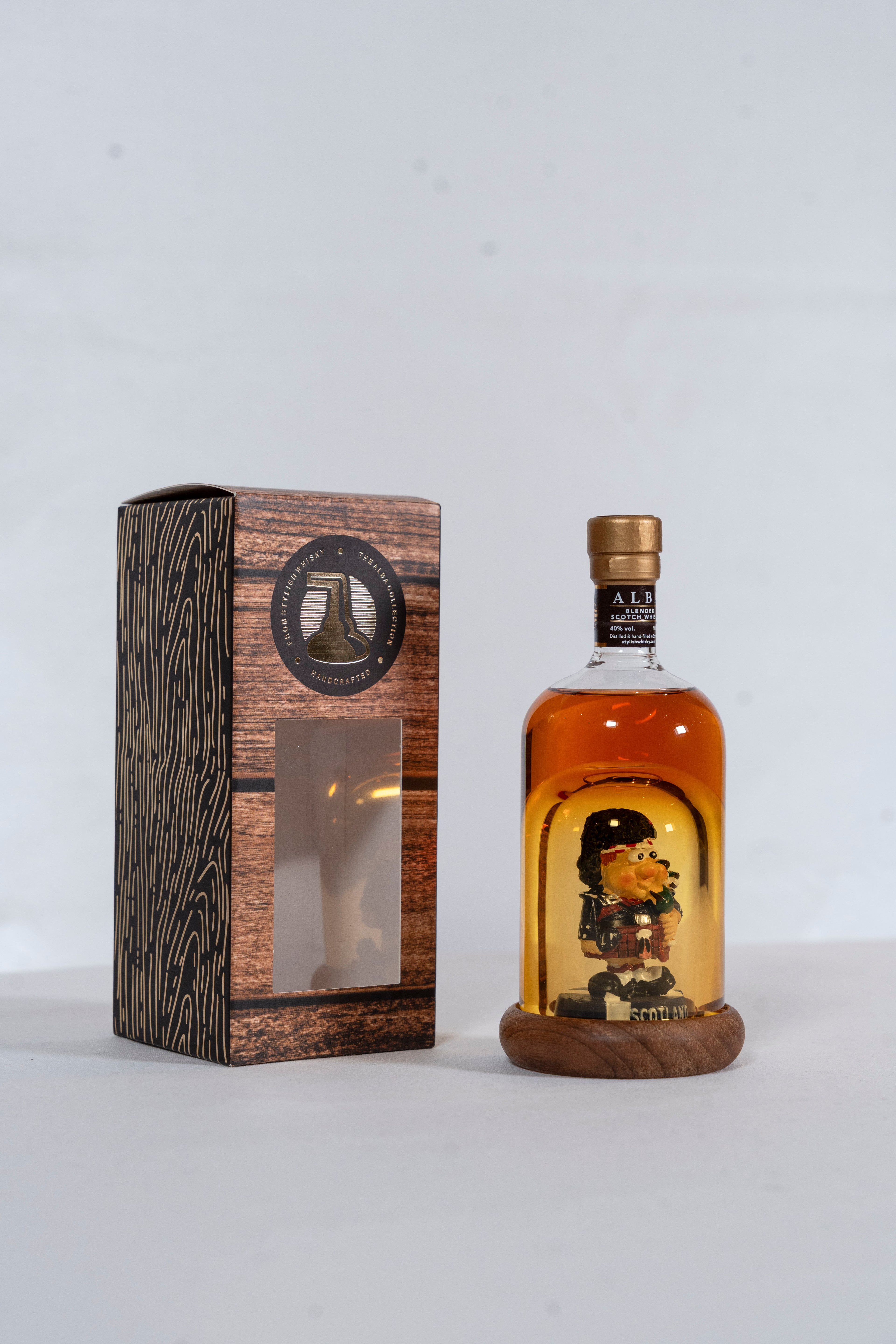 Mini Bagpipe Player Glass Whisky Decanter 100ml