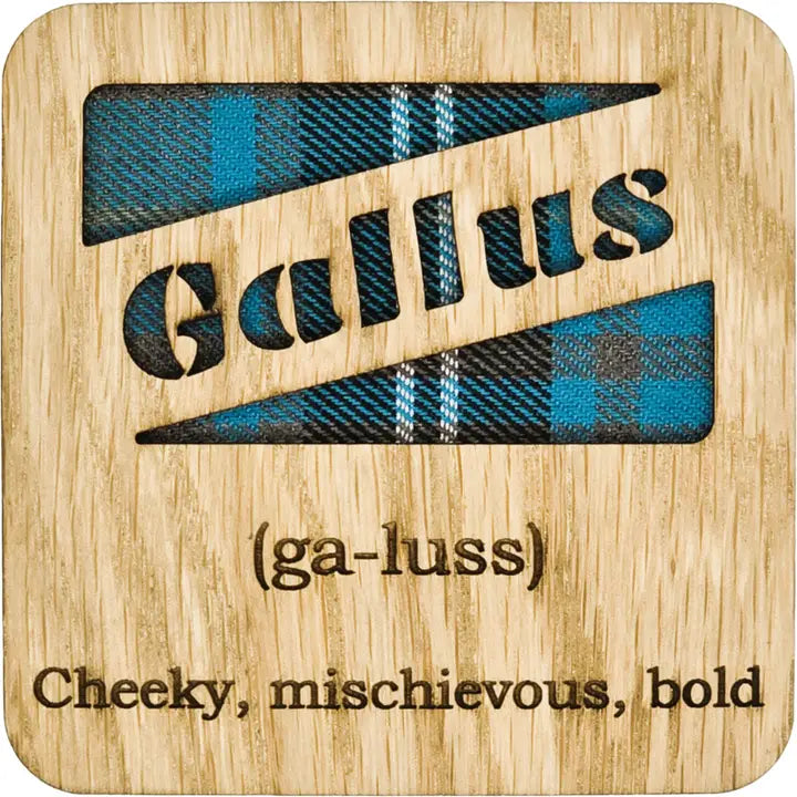 Scottish Wooden Coasters