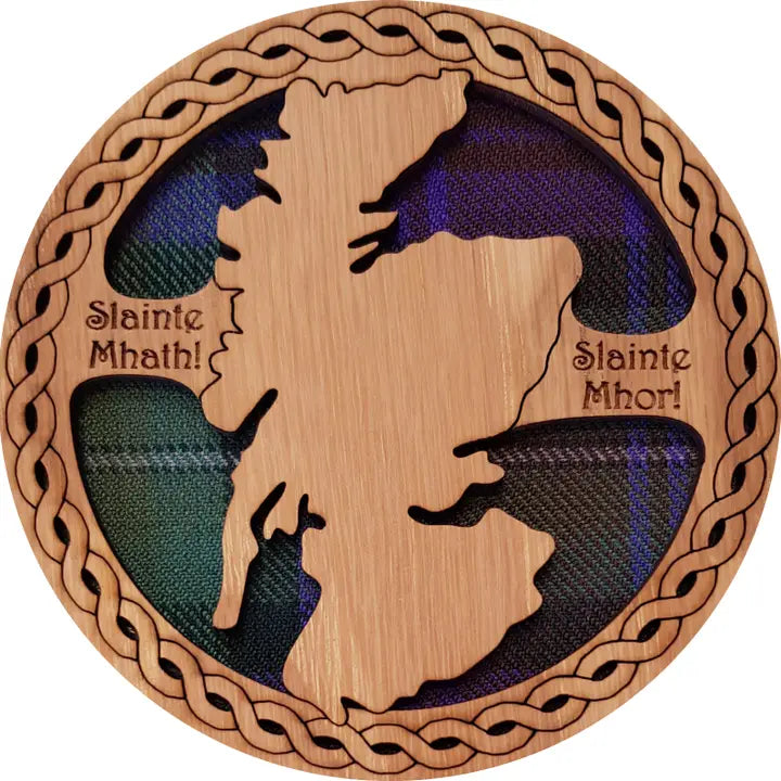Scottish Wooden Coasters