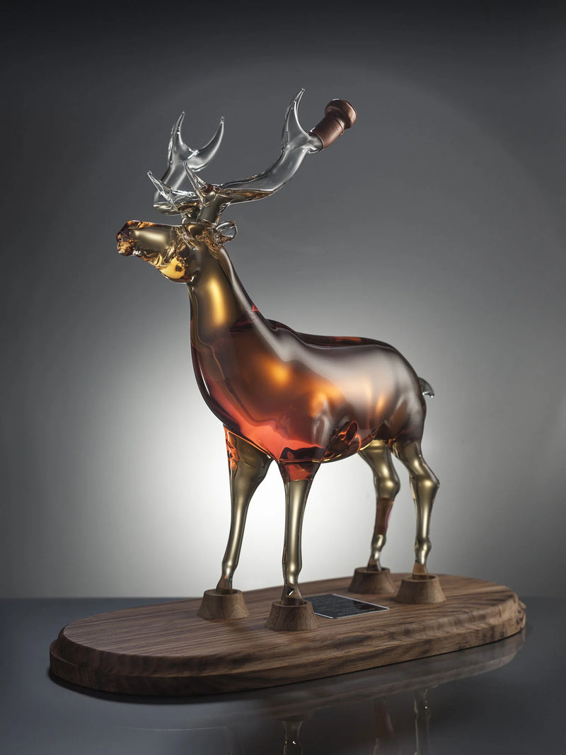 Scottish Stag Glass Whisky Decanter 500ml