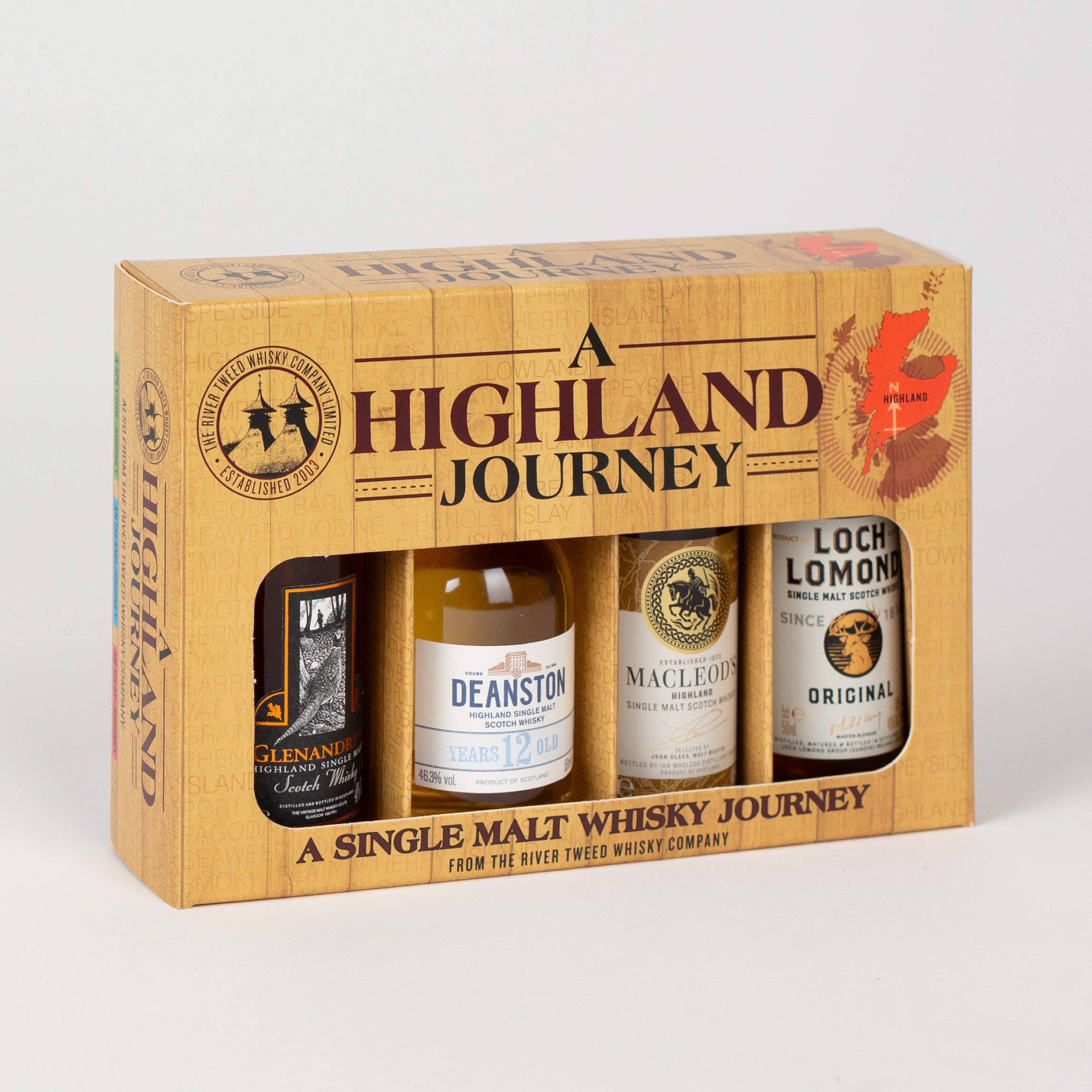 Highland Journey Whisky Gift Set
