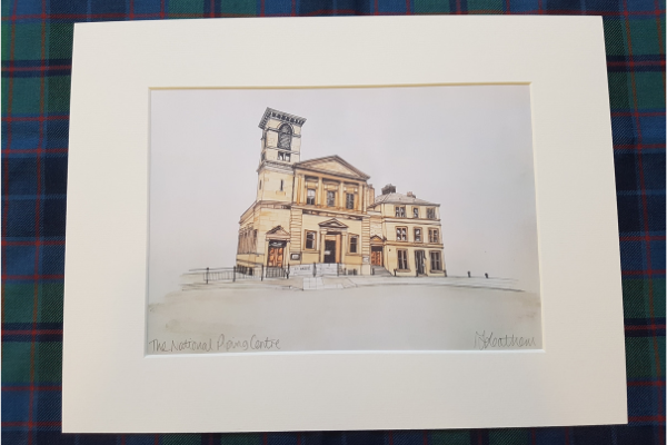 National Piping  Centre - Mounted Print