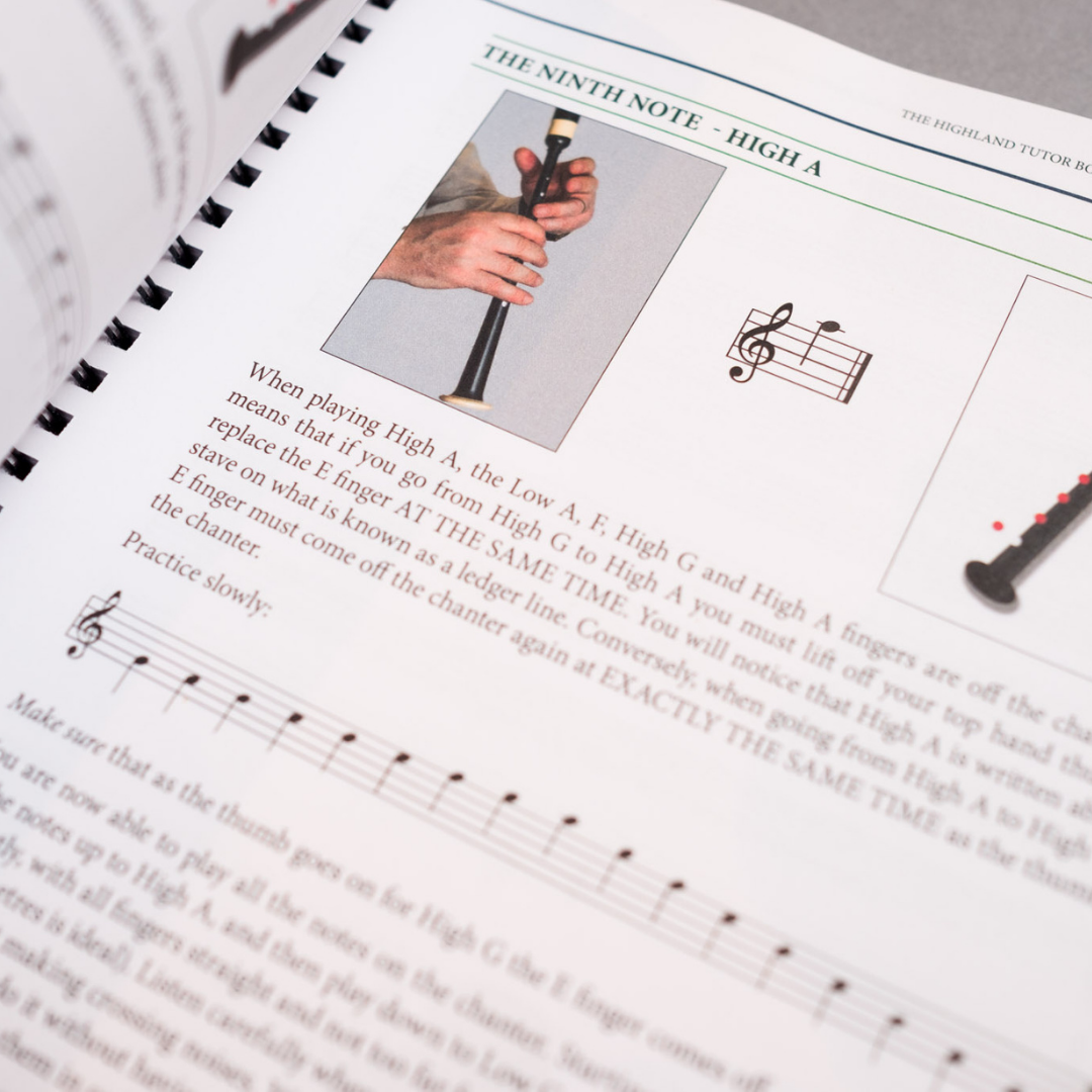 Highland Bagpipe Tutor Book 1 (Beginners)